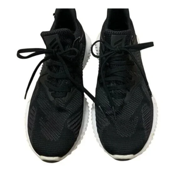 Adidas Men's Alphabounce Beyond Core Black White Running Shoes Lace up Size 7.5 - Picture 2 of 8